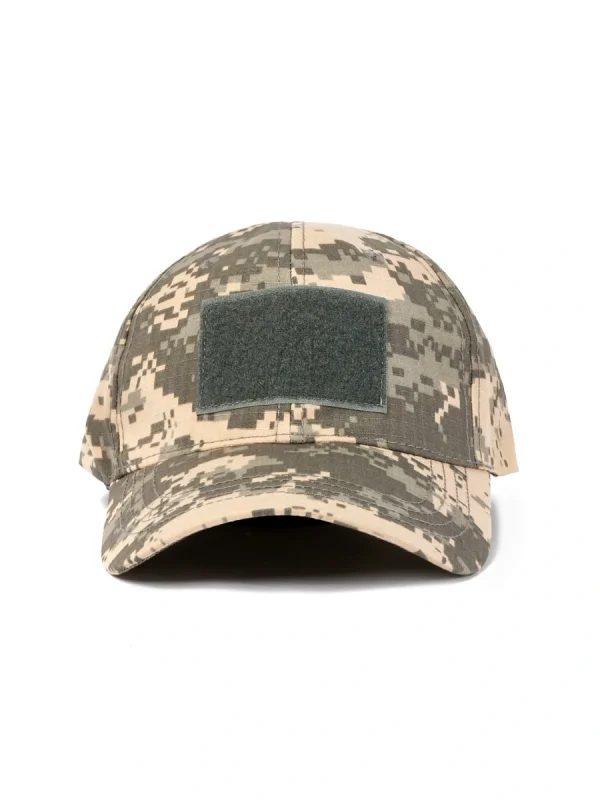 Бейсболка , Рипстоп, цвет Серый Пиксель