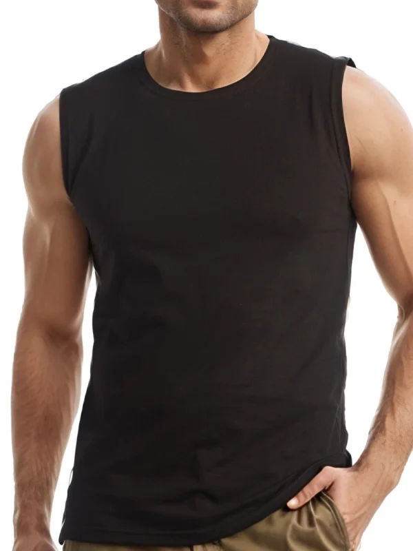 Безрукавка-афганка черная