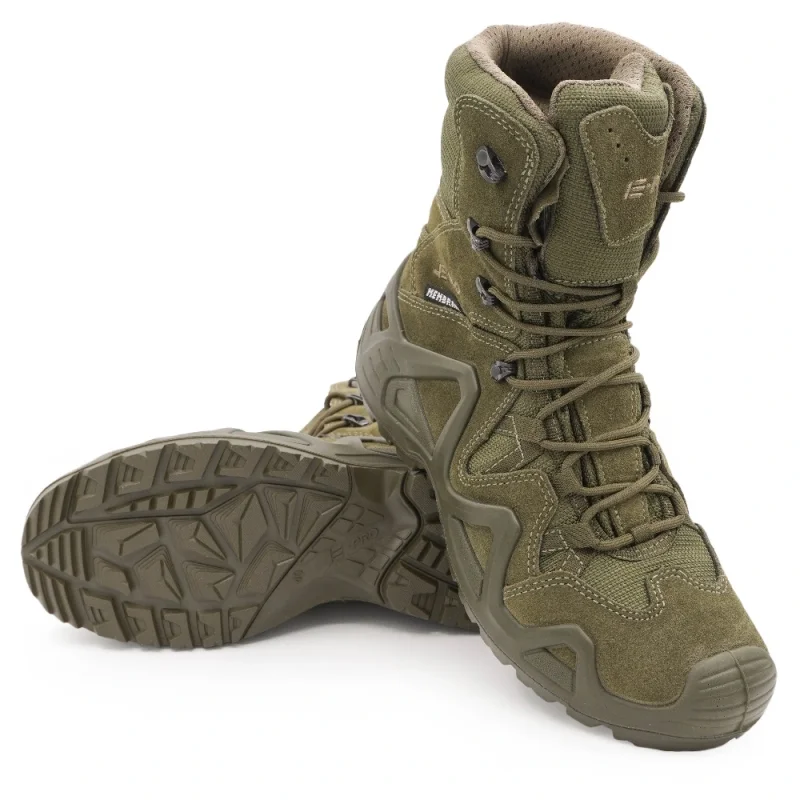 Ботинки PERFECT E-PRO Special High KEVLAR арт.103 (хаки) ПУ-Нитрил с АС