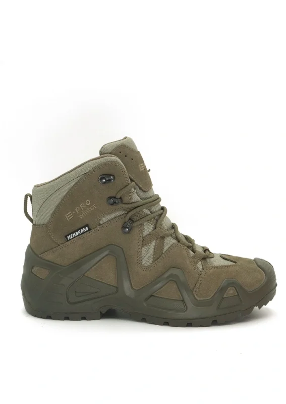 Ботинки PERFECT E-PRO зимние тактические (хаки) ПУ-Нитрил, АС
