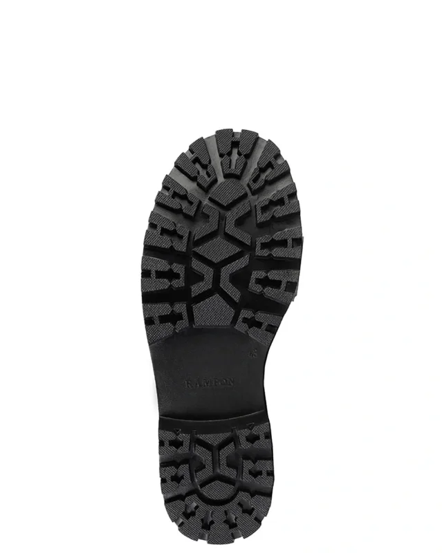 Ботинки с высоким берцем Армия хром на натуральной шерсти черные