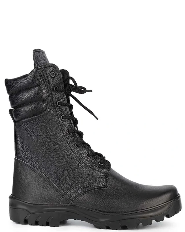 Ботинки с высоким берцем "Ратник-Зима" на иск. меху, подошва резина