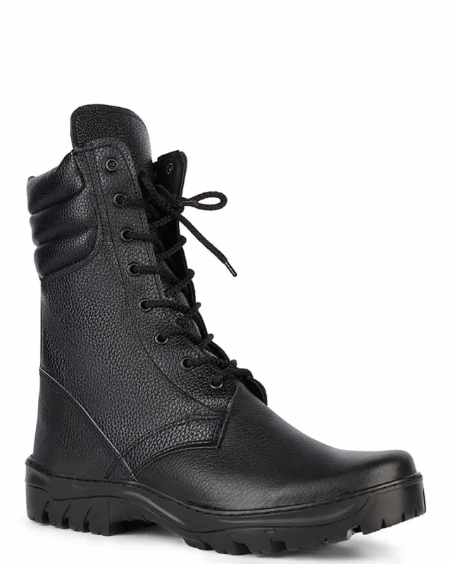 Ботинки с высоким берцем "Ратник-Зима" на натуральном меху, подошва резина