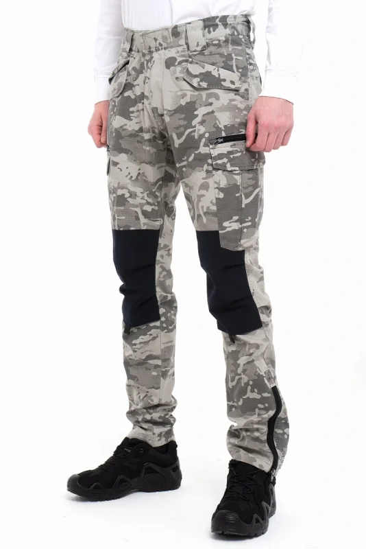 Брюки мужские YUMCO А2200392М, цвет серый камуфляж