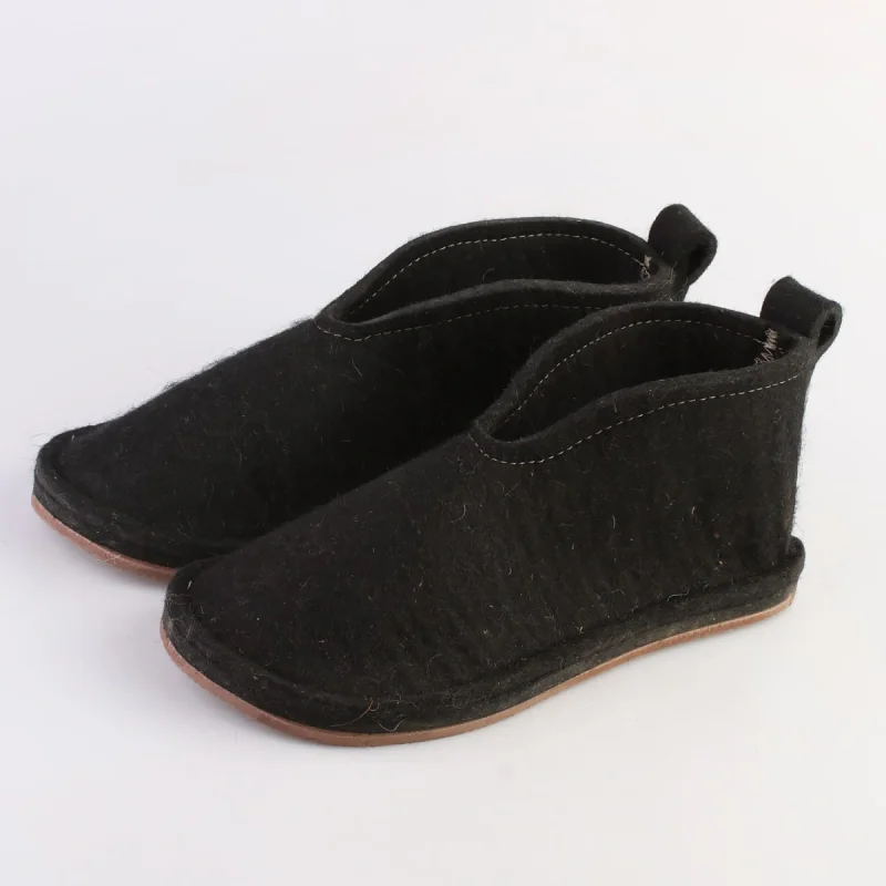 Чуни войлочные шитые Валеши 4431 с подошвой ЭВА, черный