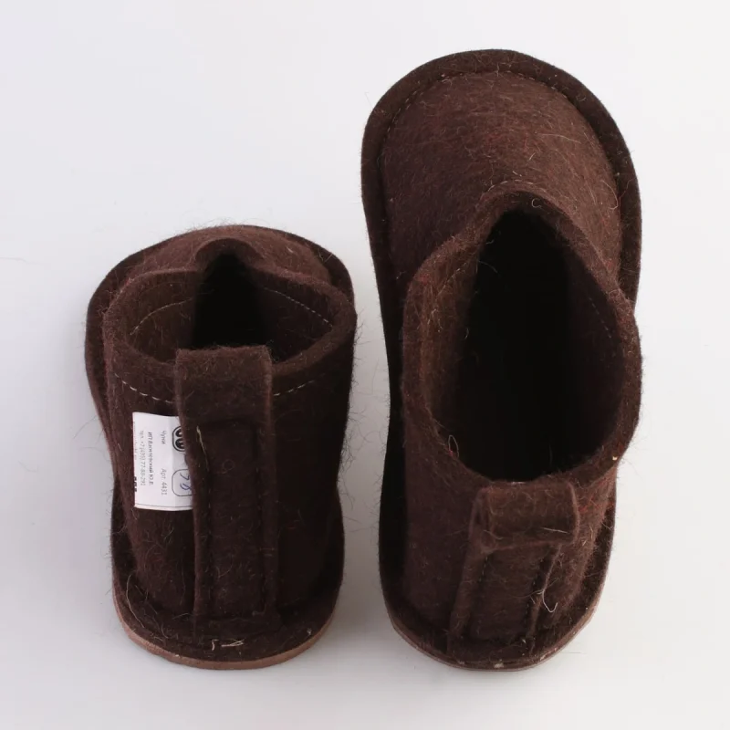 Чуни войлочные шитые "Чуни 4431" с подошвой ЭВА, коричневый