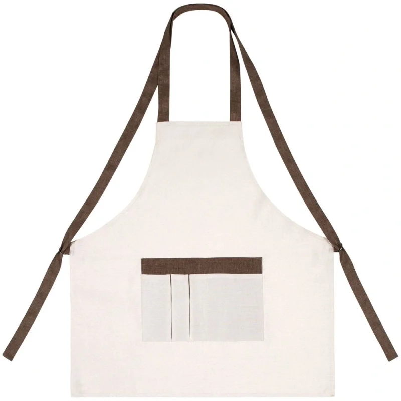 Фартук Settle In, светло-бежевый (молочный)