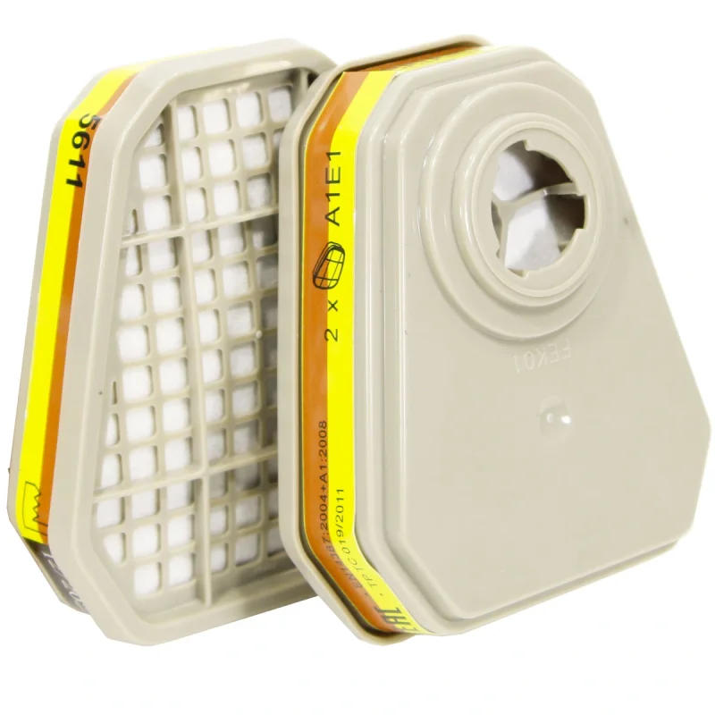 Фильтр для защиты от органических, кислых газов и паров BAIANDA 5611 A1E1 (2 шт.)