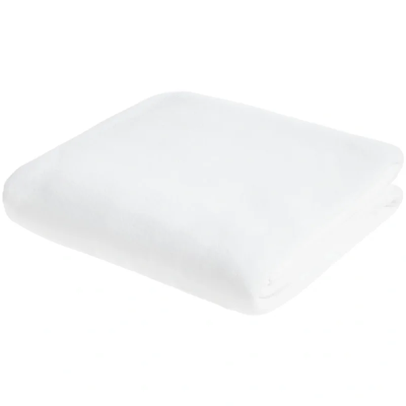 Флисовый плед Warm&Peace, белый 100х140 см