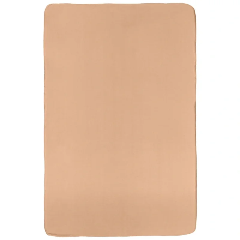 Флисовый плед Warm&Peace, бежевый 100х140 см