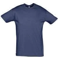 Футболка унисекс Regent 150, синяя (джинс)