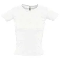 Футболка женская с круглым вырезом Lady 220 белая