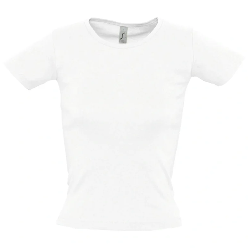 Футболка женская с круглым вырезом Lady 220 белая