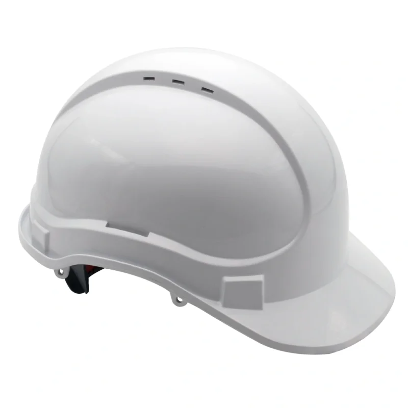 Каска защитная ЕЛАНПЛАСТ АЙ-ПРАЙМ КЛАССИК белая (пластиковое оголовье)
