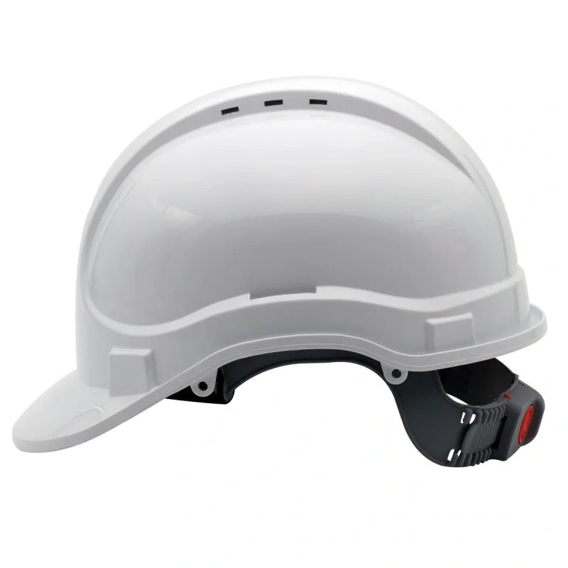 Каска защитная ЕЛАНПЛАСТ АЙ-ПРАЙМ СТАНДАРТ белая (ленточное оголовье)