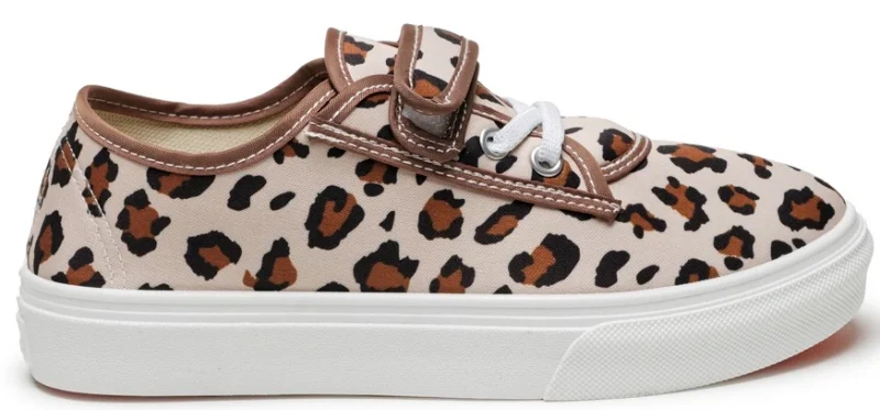 Кеды 2263 (ДЮНА) детские, леопардовые (ассорт. короб - 12 пар)