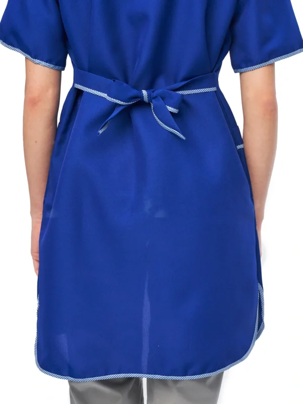 Халат женский "Сакура" васильковый