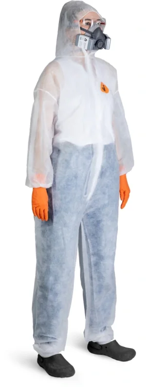 Комбинезон защитный одноразовый JPC100, плотность 40 г/м², белый, Jeta Safety