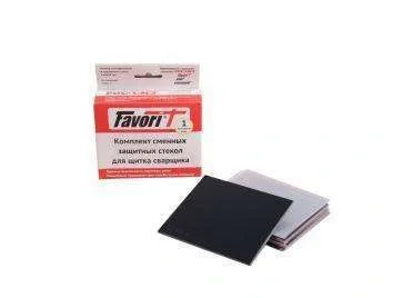 Комплект стёкол (110х90) к щитку для электросварщиков DIN11 (5+5) РОСОМЗ (00365)