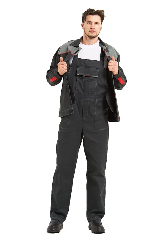 Костюм рабочий "Фаворит", саржа, серый