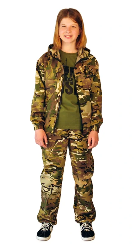 Костюм детский "МиниТурист" (Маскхалат) кмф тк.грета "Мультикам" РАСПРОДАЖА 20%