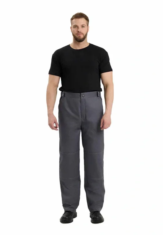 Костюм мужской "КИРЖАЧ" серый с красным Л10-КБР (куртка + брюки) Минпромторг