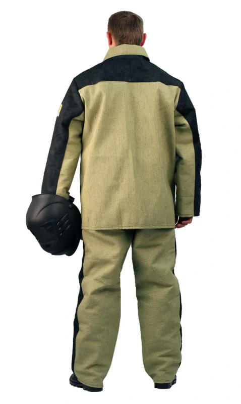 Костюм "Сварщик" 2,6 зимний брезентовый со спилком
