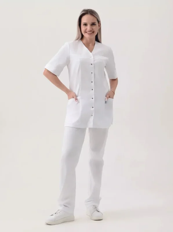 Костюм женский "Магнолия" белый