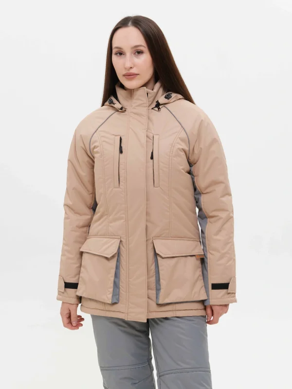 Костюм женский зимний АДЕЛЬ КЗ-07 (SPECI.ALL) бежевый