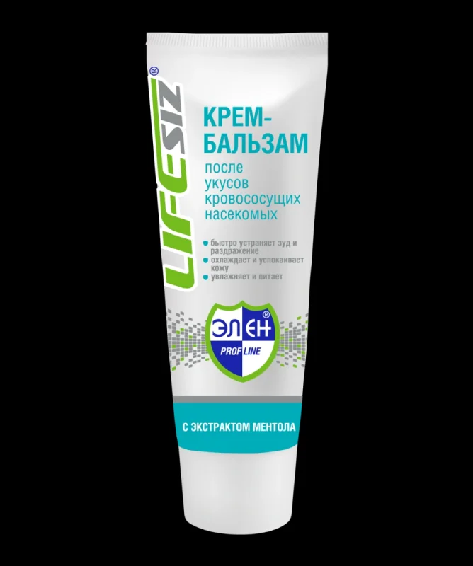 Крем-бальзам ЭЛЕН после укусов кровососущих насекомых (с экстрактом ментола) 100мл.