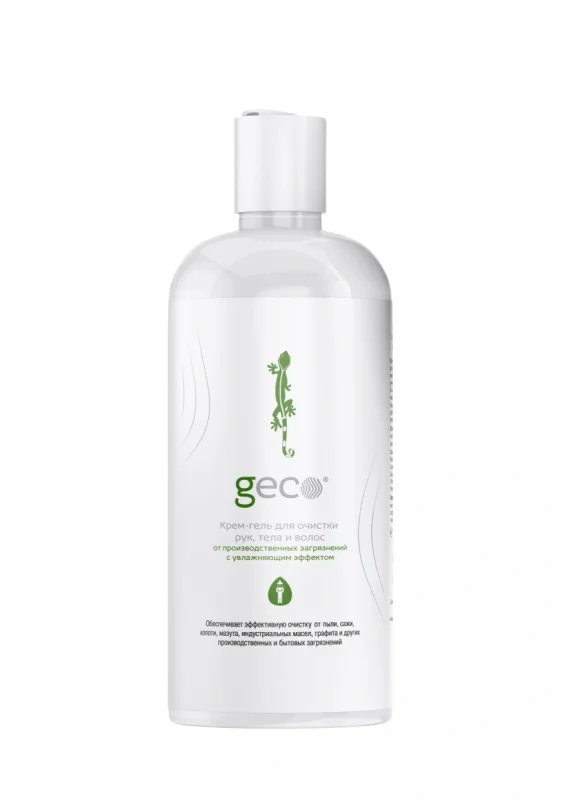 Крем-гель для очистки рук, тела и волос GECO 100мл. (флакон с крышкой диск-топ)
