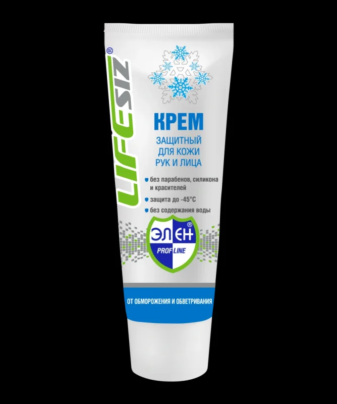 Крем защитный ЭЛЕН от обморожения и обветривания (безводный) 100мл.