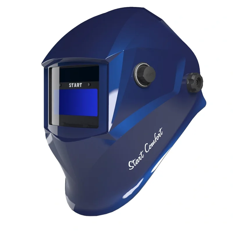 Маска сварщика хамелеон STARTWELD "START COMFORT" АСФ 505 (Синий глянец) (51ST505B)