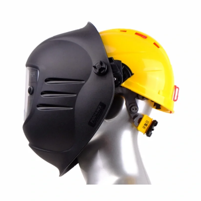 Маска сварщика РОСОМЗ КН CRYSTALINE® UNIVERSAL FavoriT с креплением на каску АСФ (05175)