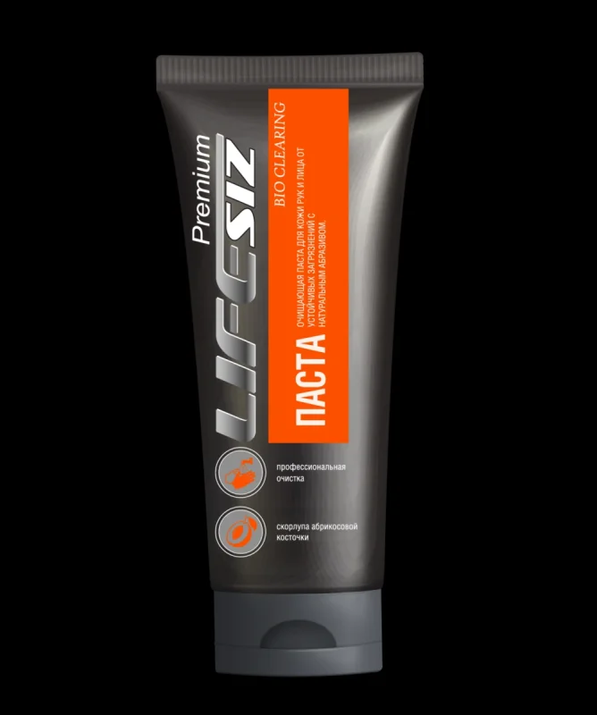 Очищающая паста LIFESIZ Premium BIO CLEARING (с натуральным абразивом) 200мл.