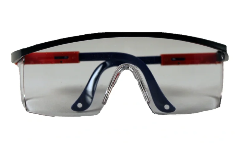 Очки открытые защитные ПРОФИ (2С-1,2 PС) прозрачные (JL-D014-1) черная оправа