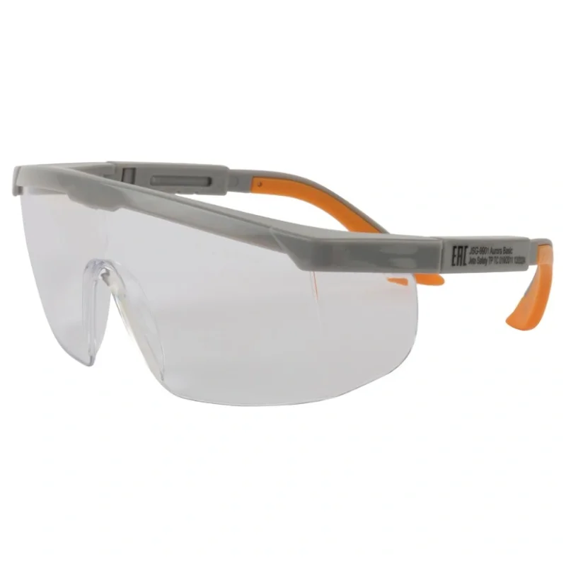 Очки защитные открытые JSG-9901 Aurora Basic прозрачные линзы с регулировкой Jeta Safety