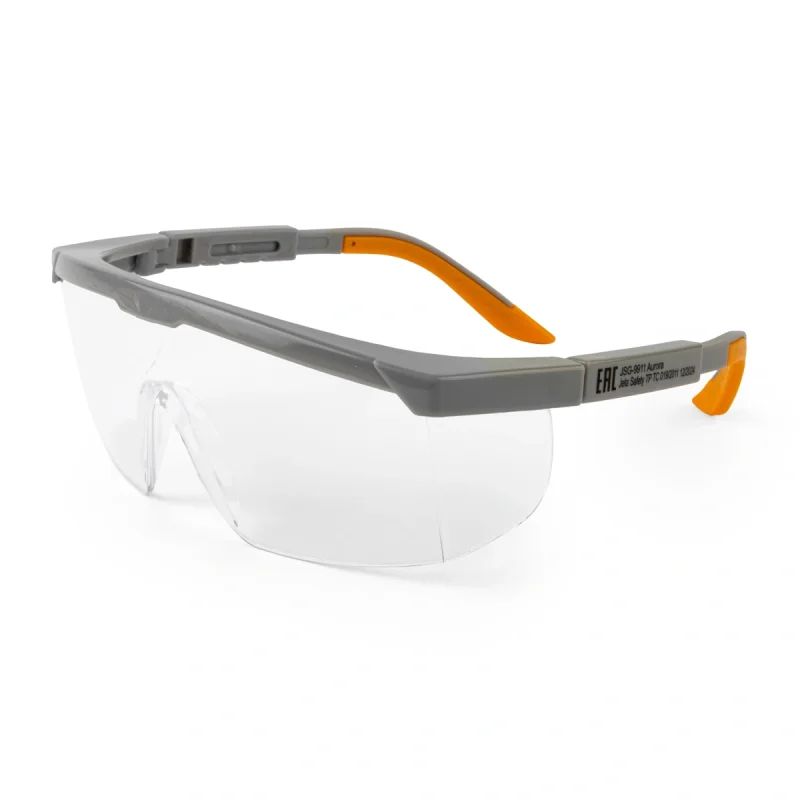 Очки защитные открытые JSG-9911 Aurora прозрачные линзы с регулировкой Jeta Safety
