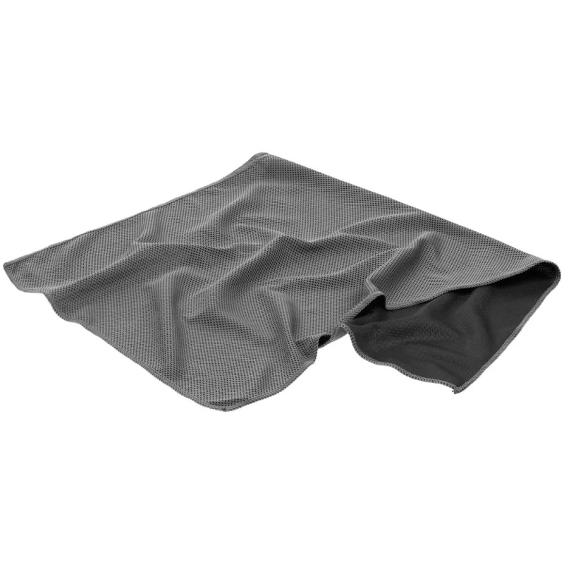Охлаждающее полотенце Baffin, серое 30х60 см; чехол: 22,5х11,5 см; полотенце в упаковке: 22,5х11,5х1