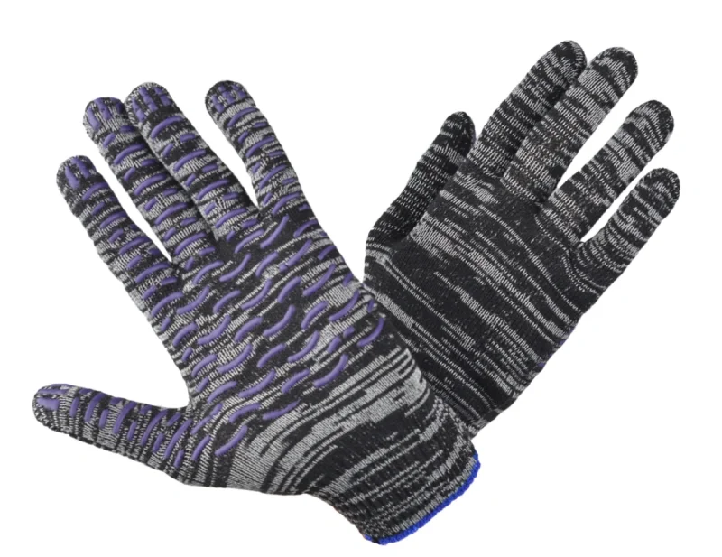 Перчатки х/б Люкс"Березка" ПВХ-волна 10кл