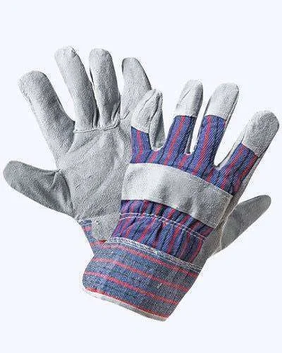 Перчатки комбинированные ткань - спилок, тип Ангара