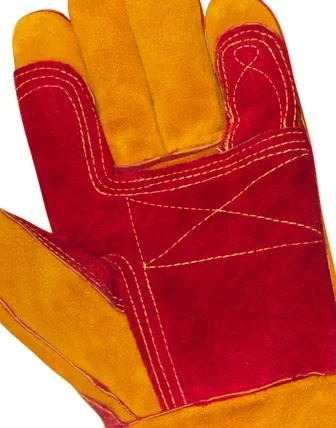 Перчатки (краги) 2Hands (Siberia) Т72-11-ru усиленные, спилок КРС/хлопок, лен, швы Kevlar