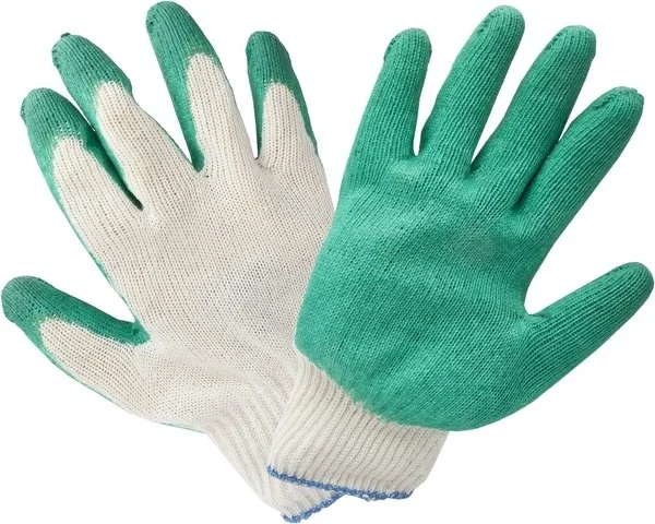 Перчатки х/б с латексным покрытием 13кл