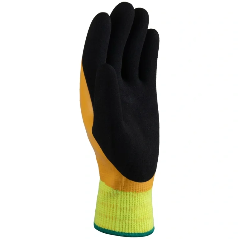 Перчатки трикотажные с начесом с двойным латексным покрытием Jeta Safety JLW-701 Polar Star