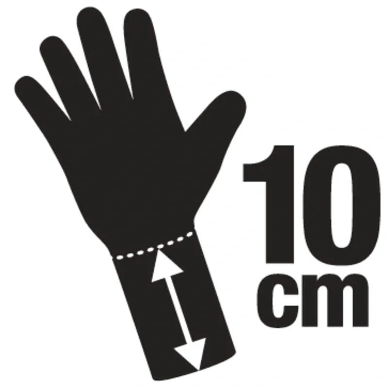 Перчатки трикотажные с ПУ покрытием VENICUTC02 (VENICUT42GN) удлиненный манжет DeltaPlus р.07/S