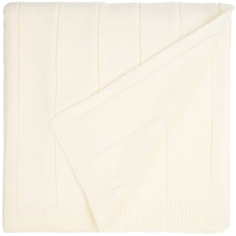 Плед Bambolay, молочно-белый 110х170 см