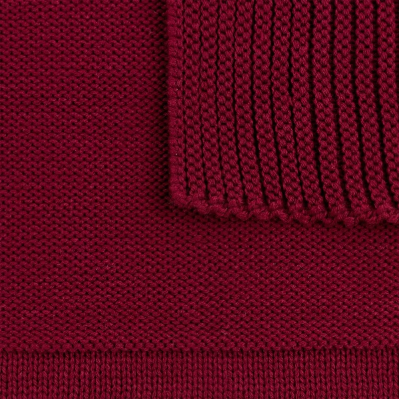 Плед Chess Queen, ver.2, бордовый