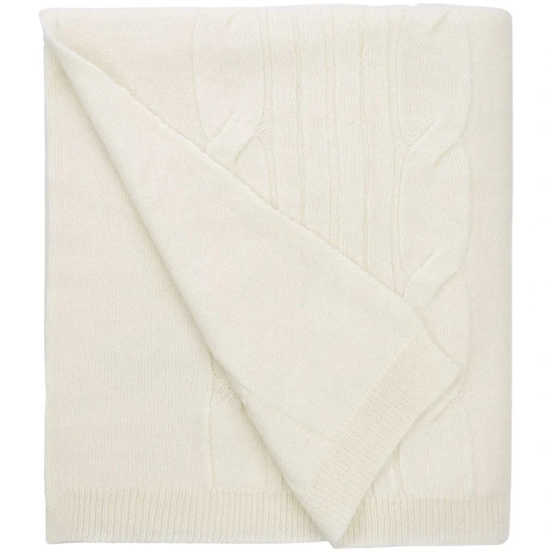 Плед Dantel, молочно-белый 110х170 см