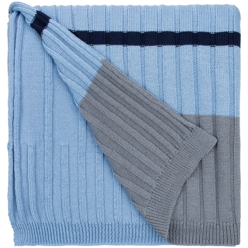 Плед Friolenta, синий с голубым 110х170 см