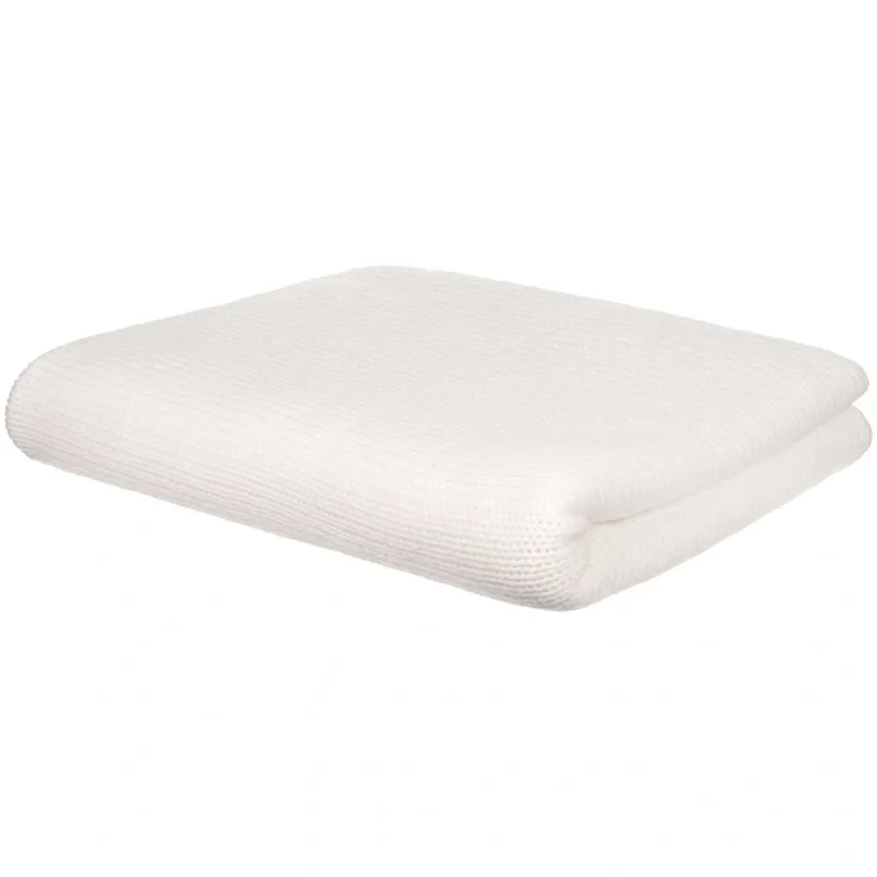 Плед Knitly, белый 160x200 см